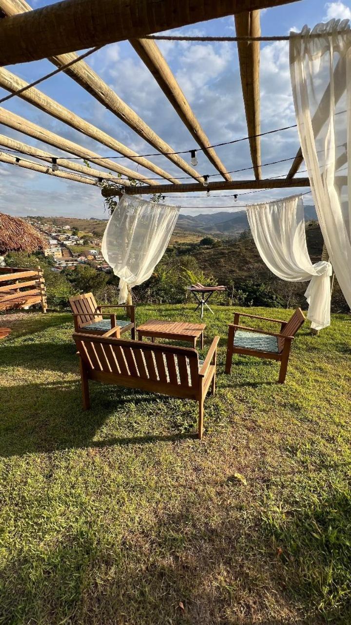 Cabana Com Vista Para Serra Da Canastra São Roque de Minas Exterior foto